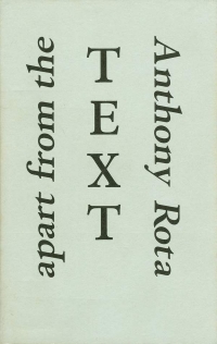 Image of APART FROM THE TEXT
