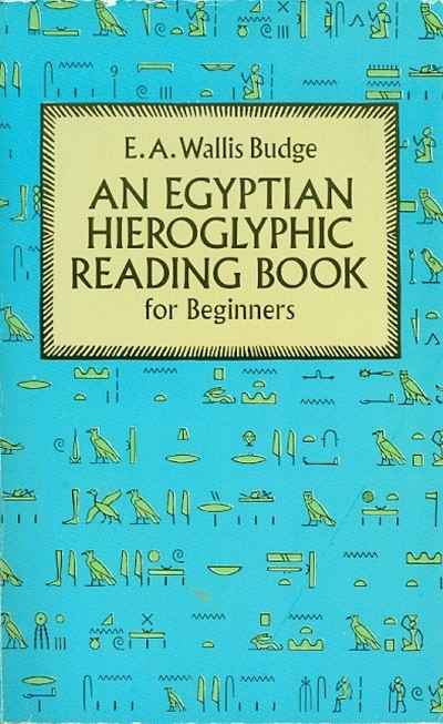 Main Image for AN EGYPTIAN HIEROGLYPHIC READING BOOK ...