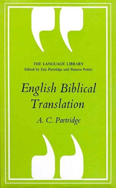 Main Image for ENGLISH BIBLICAL TRANSLATION
