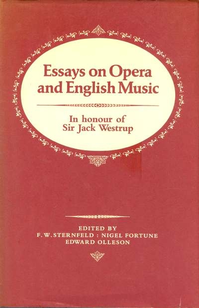 Main Image for ESSAYS ON OPERA AND ENGLISH ...