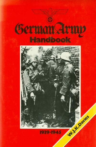 Main Image for GERMAN ARMY HANDBOOK 1939-1945