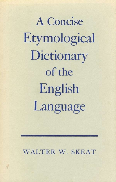 Main Image for A CONCISE ETYMOLOGICAL DICTIONARY OF ...