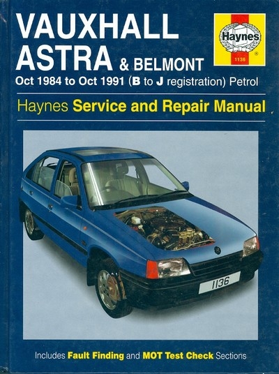 Main Image for VAUXHALL ASTRA & BELMONT